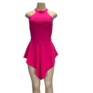 Goodtime.  Elegant Pink Halter Jumpsuit